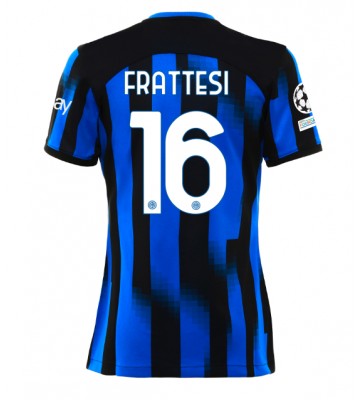 Inter Milan Davide Frattesi #16 Hemmatröja Dam 2023-24 Kortärmad